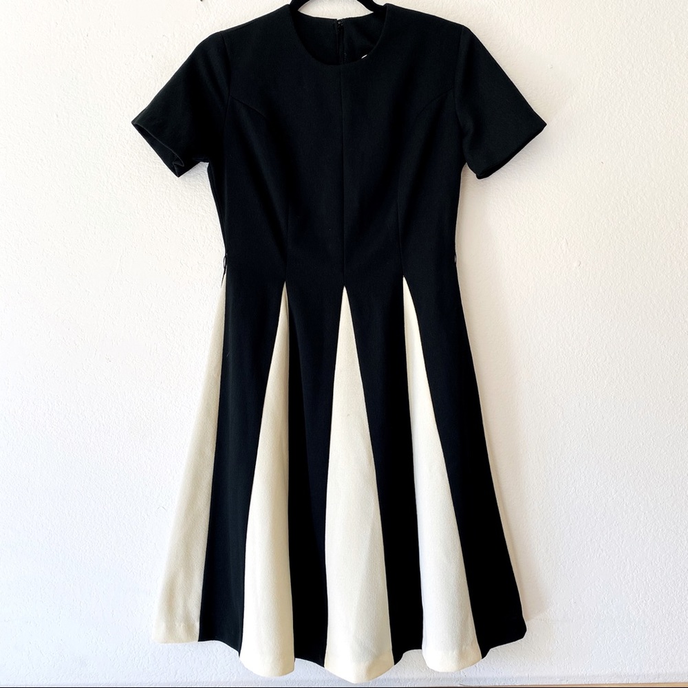 Vintage 60s Black and White Union Made Dress